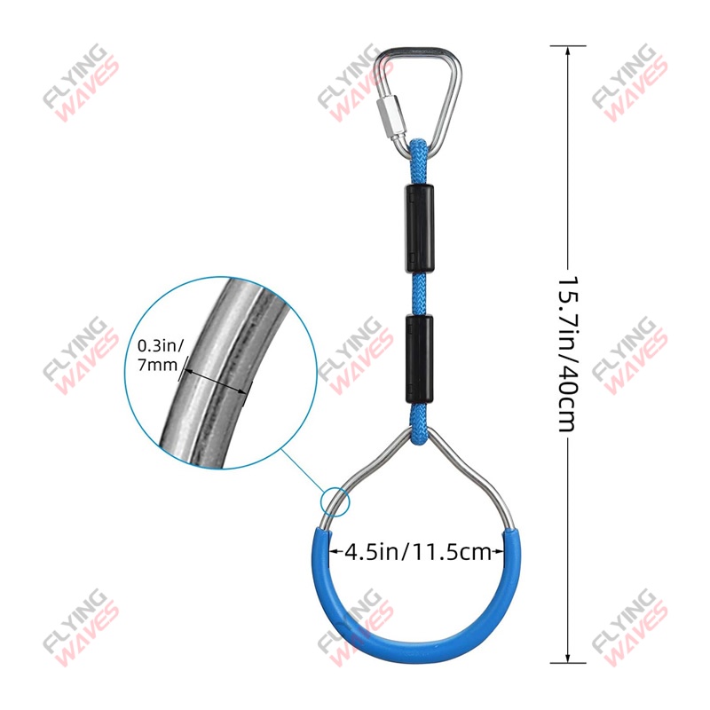 Kids Hanging GYM Ring Swing Cl - Kids Outdoor Gym recensie en prijs