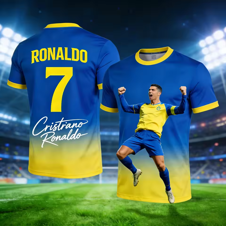 Ronaldo Summer 3D Print Patter - Kids Outdoor Clothing recensie en prijs
