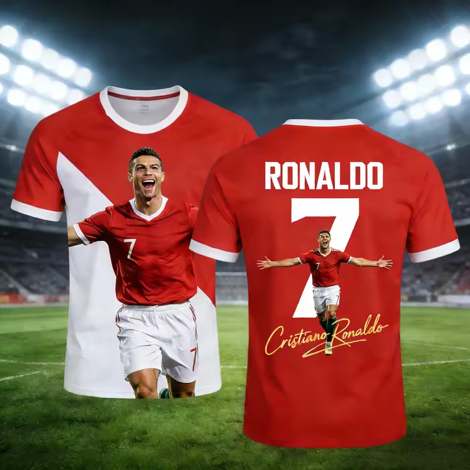 Ronaldo Summer 3D Print Patter - Kids Outdoor Clothing recensie en prijs