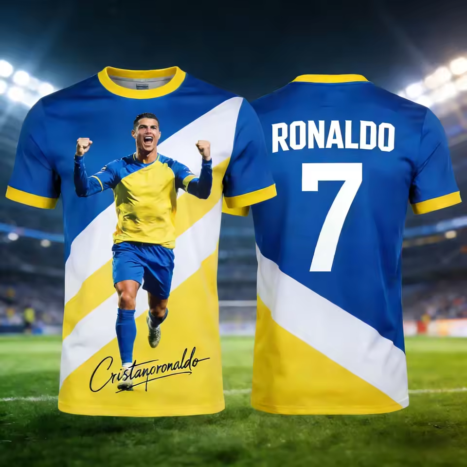 Ronaldo Summer 3D Print Patter - Kids Outdoor Clothing recensie en prijs