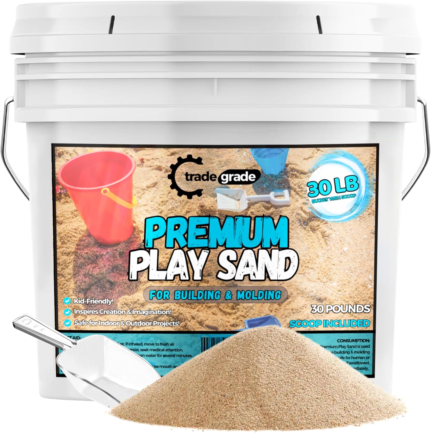 Premium Play Sand - 30 lb Buck - Kids Outdoor Sensory Table recensie en prijs