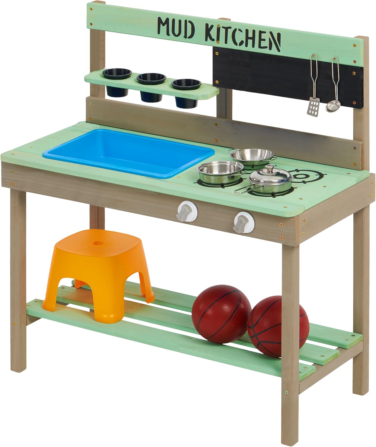 Kid's Wooden Play Kitchen, Out - Kids Outdoor Kitchen Set recensie en prijs