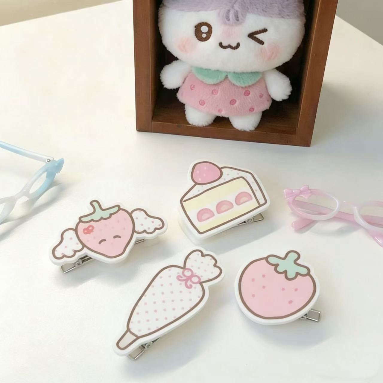 INS Strawberry Cake Hair Clip  - Kids Outdoor Activity Set recensie en prijs