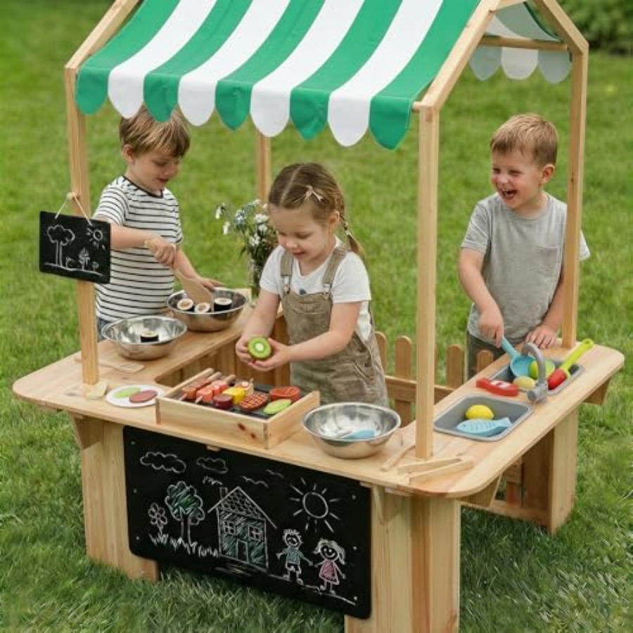 Outdoor playhouse mud kitchen  - Kids Outdoor Kitchen Set recensie en prijs