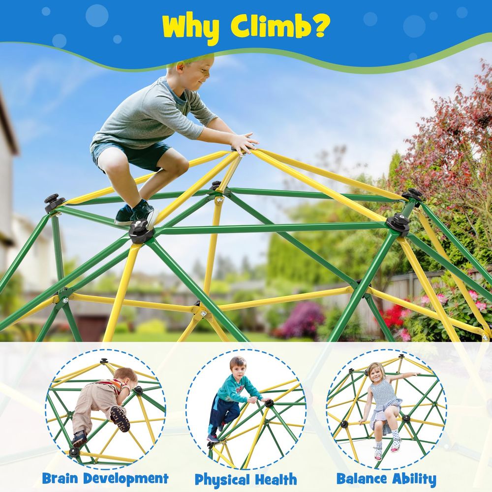 Climbing Dome, 10FT Climber wi - Kids Outdoor Climbing Dome recensie en prijs